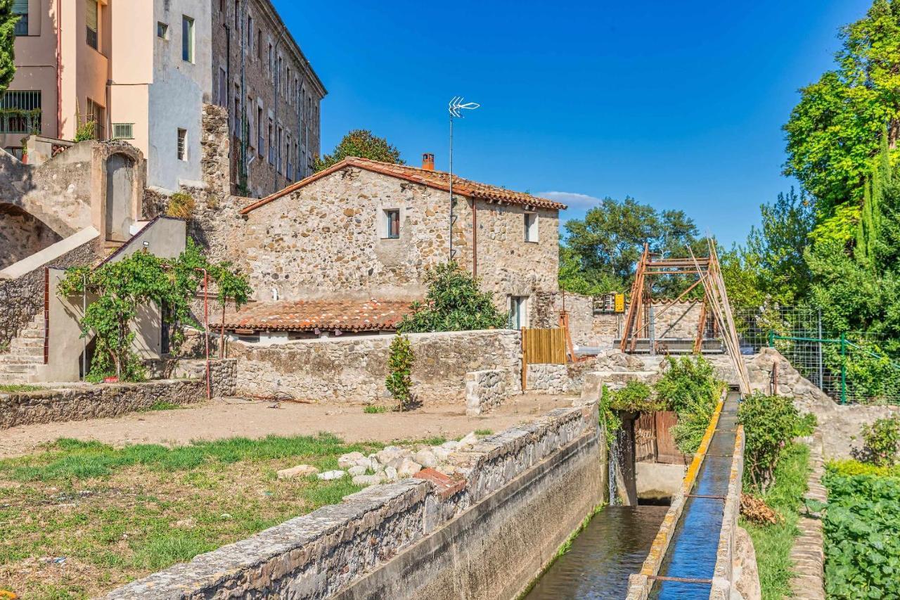 Vila El Molino De Besalu Casa Con Jardin Exteriér fotografie